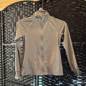 Gray kid’s Full-Zip Top
